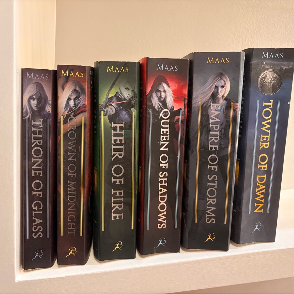 OOP Original Cover Throne of Glass 6 Book Set Sarah J. Maas Paperbacks